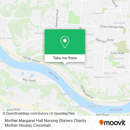 Mapa de Mother Margaret Hall Nursing (Sisters Charity Mother House)