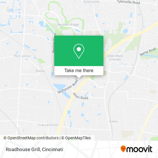 Mapa de Roadhouse Grill