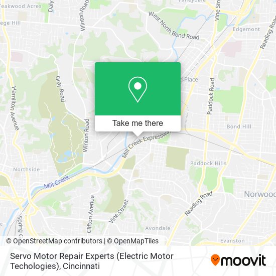 Mapa de Servo Motor Repair Experts (Electric Motor Techologies)