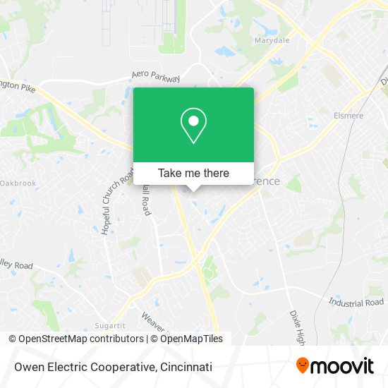 Owen Electric Cooperative map