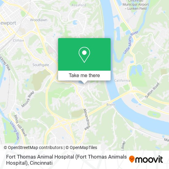 Mapa de Fort Thomas Animal Hospital