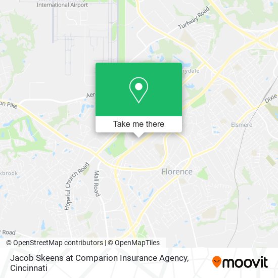 Mapa de Jacob Skeens at Comparion Insurance Agency