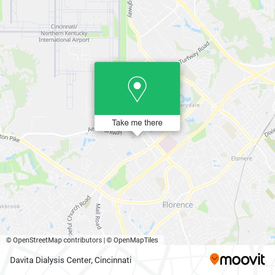 Davita Dialysis Center map