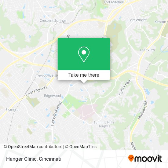 Mapa de Hanger Clinic