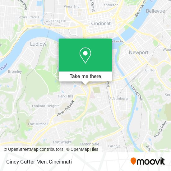 Cincy Gutter Men map