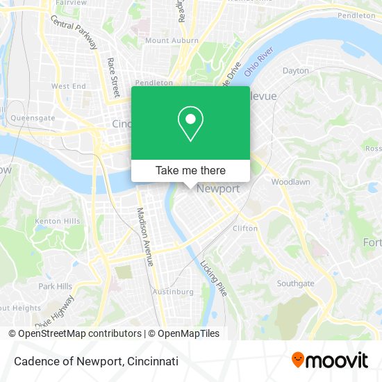 Mapa de Cadence of Newport