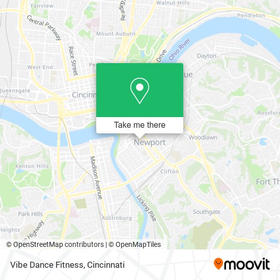 Vibe Dance Fitness map