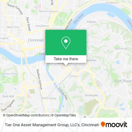 Mapa de Tier One Asset Management Group, LLC's