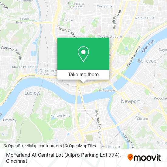 Mapa de McFarland At Central Lot (Allpro Parking Lot 774)