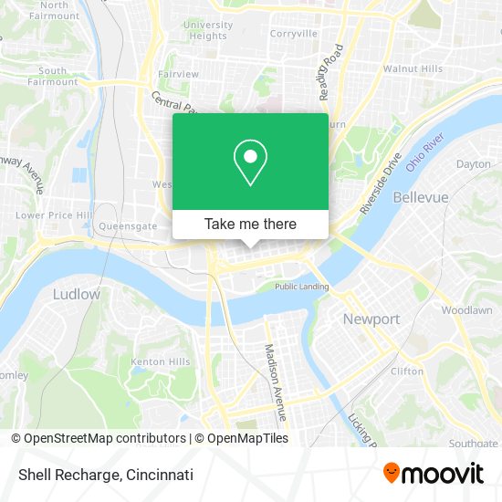 Shell Recharge map