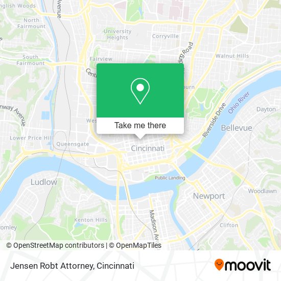 Jensen Robt Attorney map