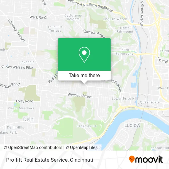 Proffitt Real Estate Service map