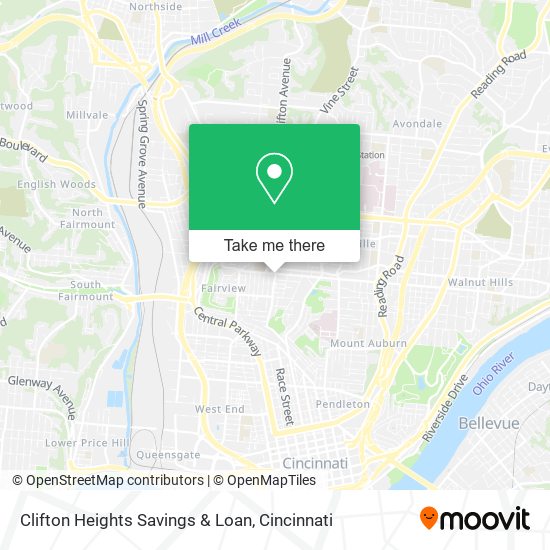 Clifton Heights Savings & Loan map