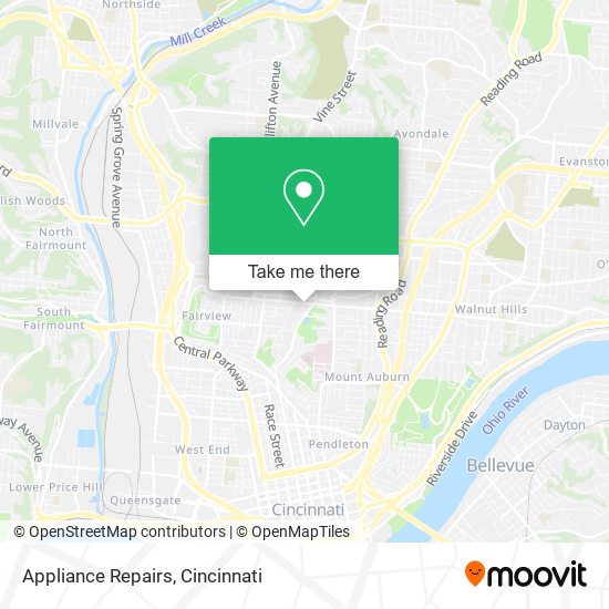 Appliance Repairs map
