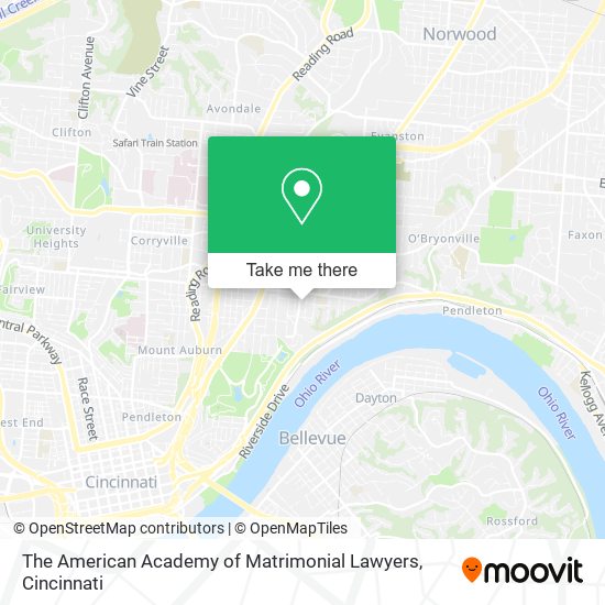 Mapa de The American Academy of Matrimonial Lawyers