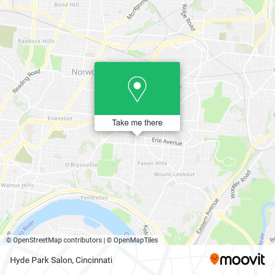 Mapa de Hyde Park Salon