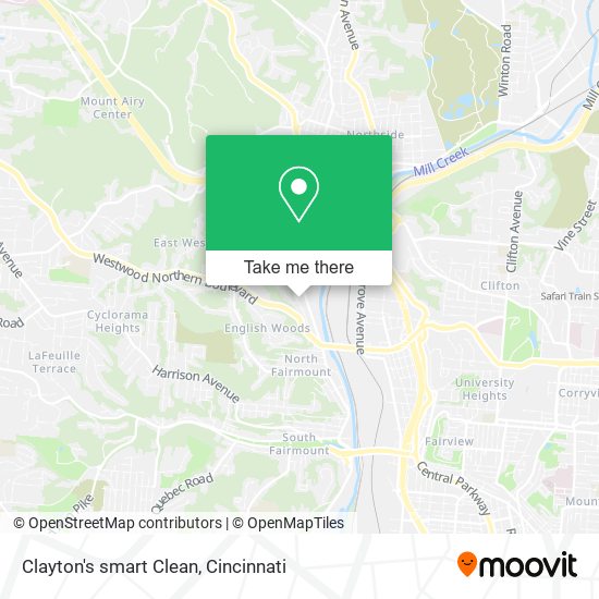 Mapa de Clayton's smart Clean