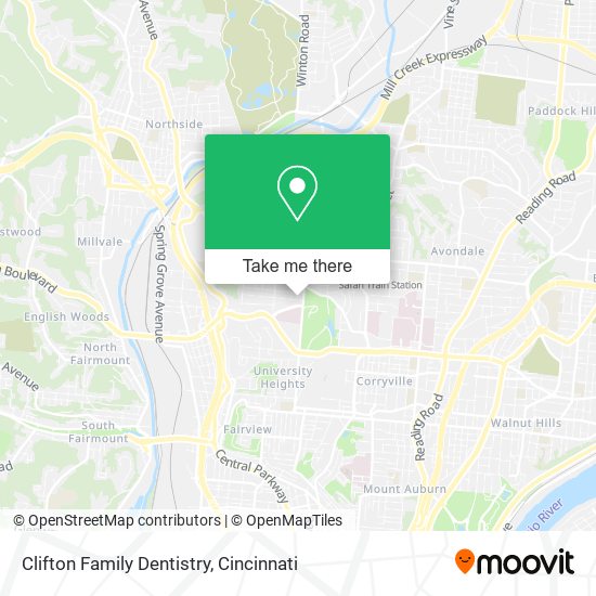 Mapa de Clifton Family Dentistry