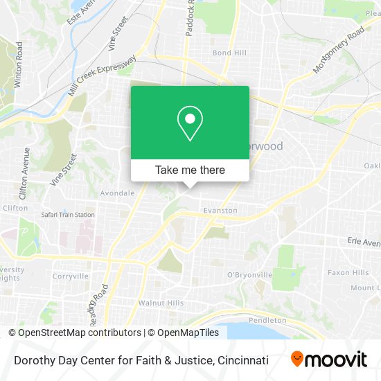 Dorothy Day Center for Faith & Justice map