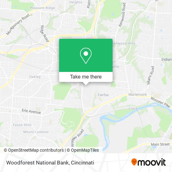 Woodforest National Bank map