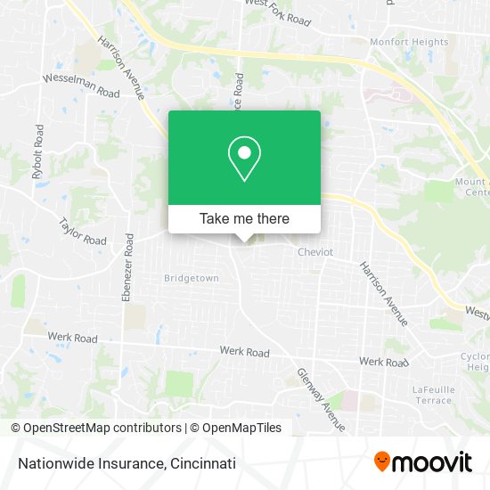 Mapa de Nationwide Insurance