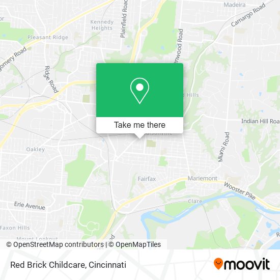 Red Brick Childcare map