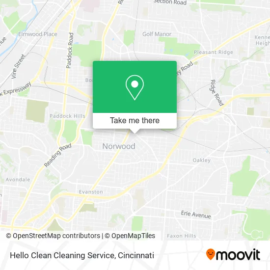 Hello Clean Cleaning Service map