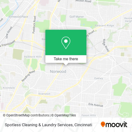 Mapa de Spotless Cleaning & Laundry Services