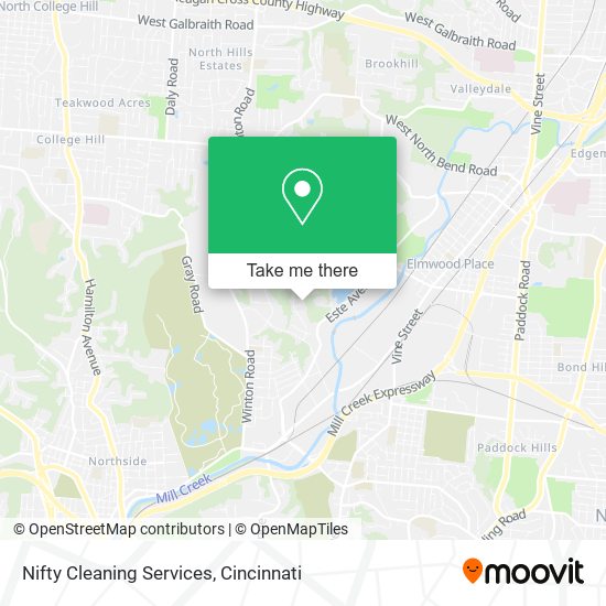 Nifty Cleaning Services map