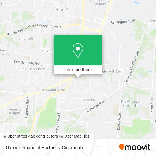 Mapa de Oxford Financial Partners