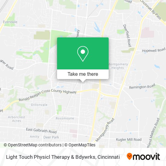 Mapa de Light Touch Physicl Therapy & Bdywrks