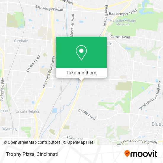 Trophy Pizza map