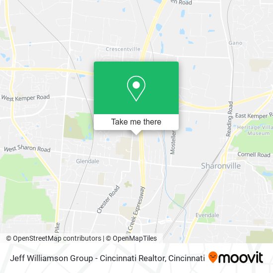 Jeff Williamson Group - Cincinnati Realtor map