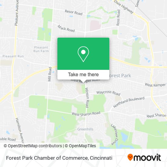 Mapa de Forest Park Chamber of Commerce