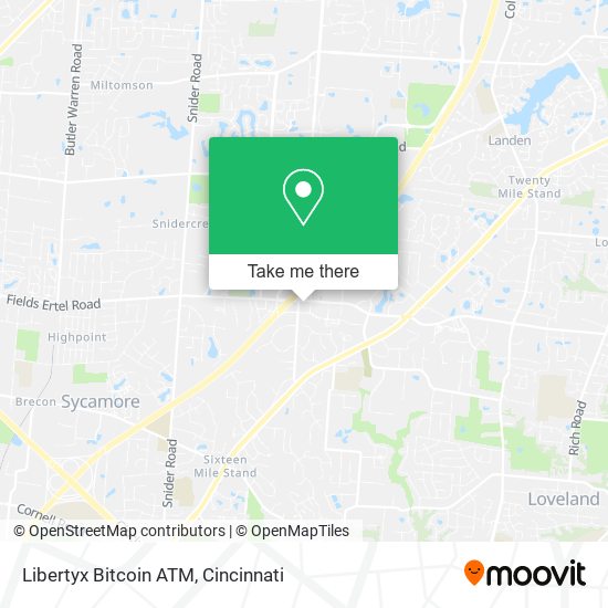 Libertyx Bitcoin ATM map