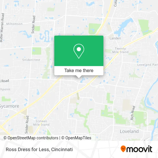 Ross Dress for Less map