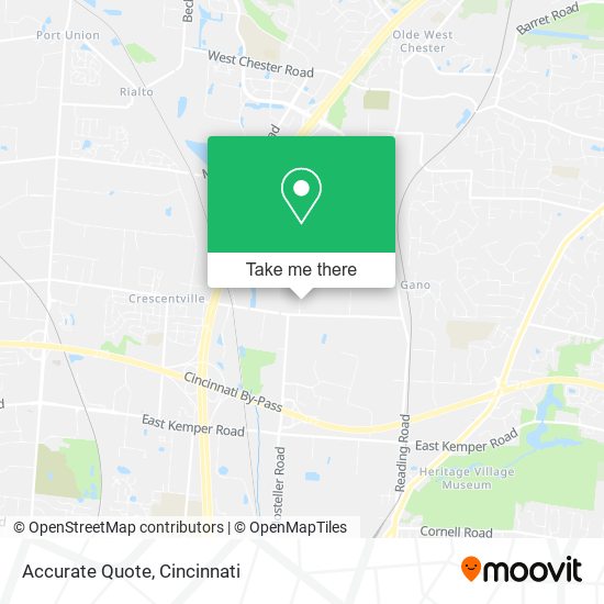 Mapa de Accurate Quote