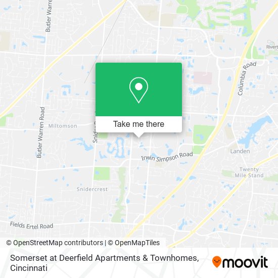 Mapa de Somerset at Deerfield Apartments & Townhomes
