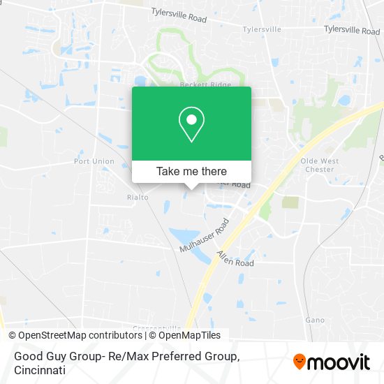 Good Guy Group- Re / Max Preferred Group map