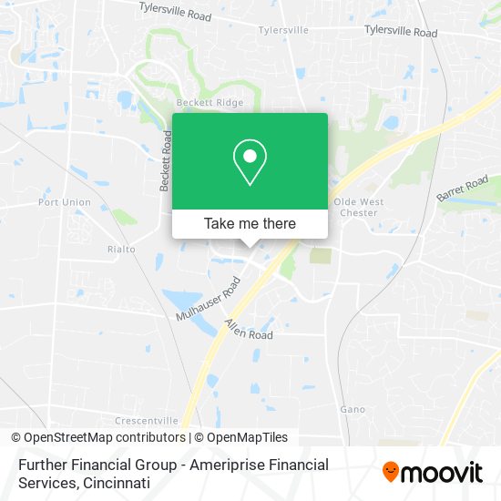 Further Financial Group - Ameriprise Financial Services map