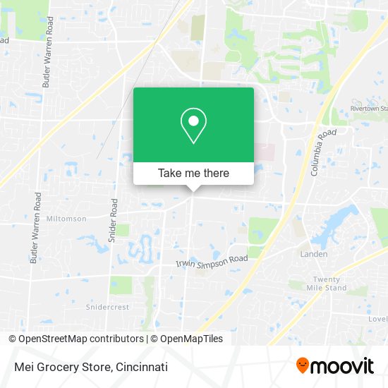 Mapa de Mei Grocery Store