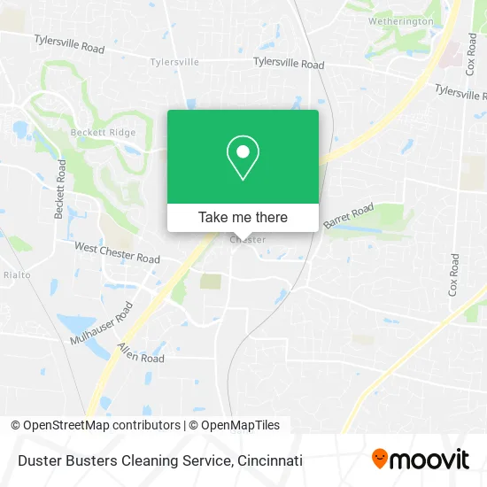 Duster Busters Cleaning Service map