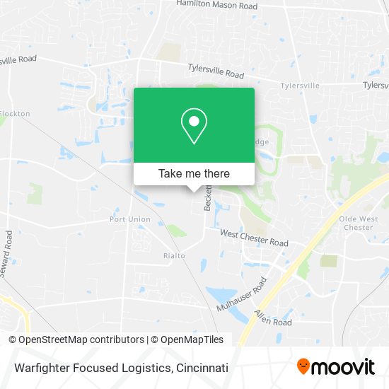 Warfighter Focused Logistics map