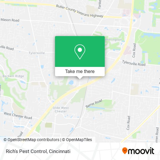 Rich's Pest Control map