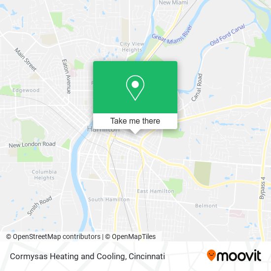 Cormysas Heating and Cooling map