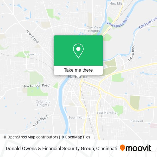 Mapa de Donald Owens & Financial Security Group