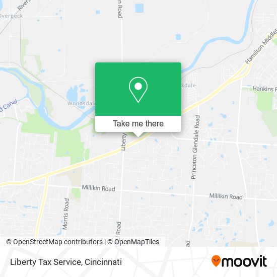 Mapa de Liberty Tax Service