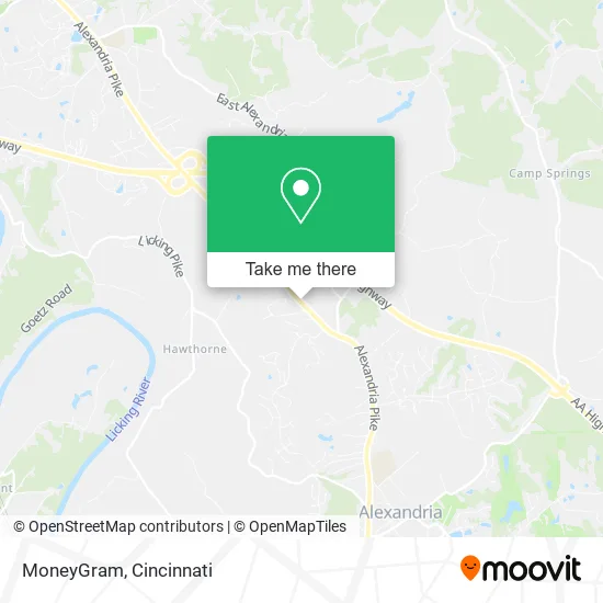 MoneyGram map