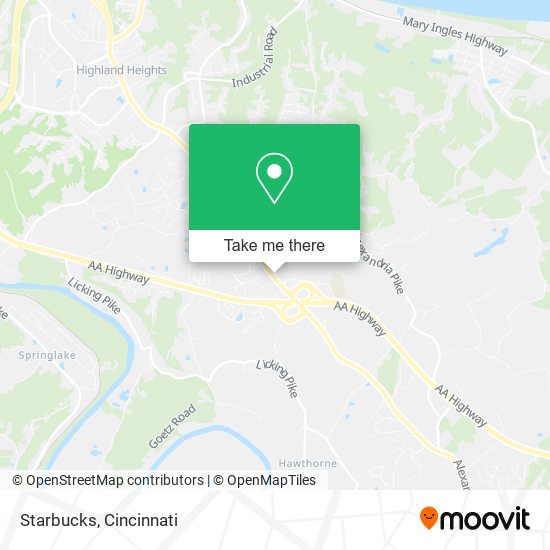 Mapa de Starbucks