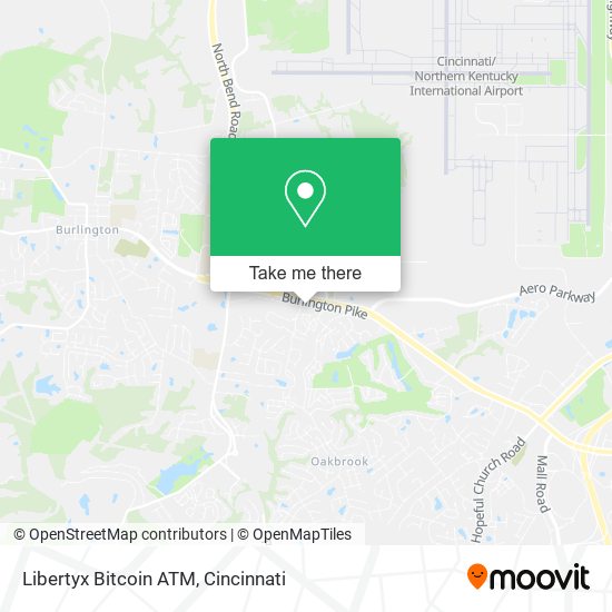 Mapa de Libertyx Bitcoin ATM